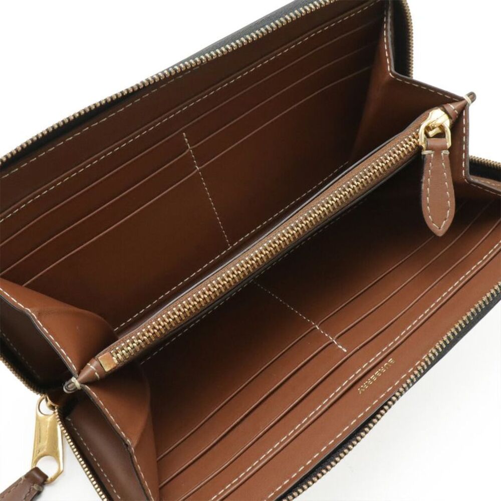 Burberry Elmore Canvas Leather Zip Wallet - Picture 5 of 9
